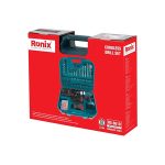 دریل شارژی رونیکس مدل RS-8619 اتوماتیک با ۲ باتری و کیت ۵۳ پارچه - Image 2